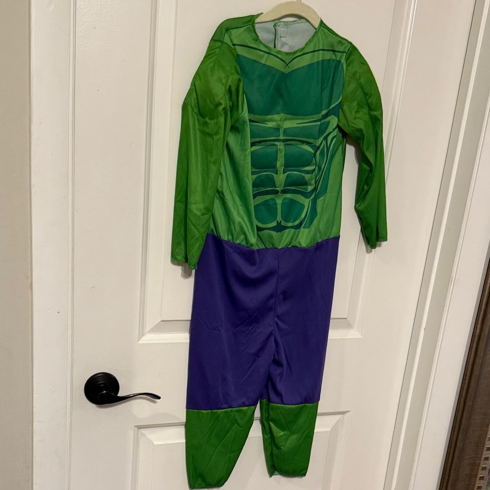 Kids Green and Purple hulk Costume